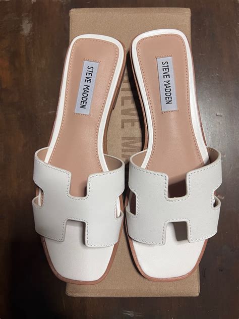 hermes sandals dupe steve madden|Hermes oran sandals knock off.